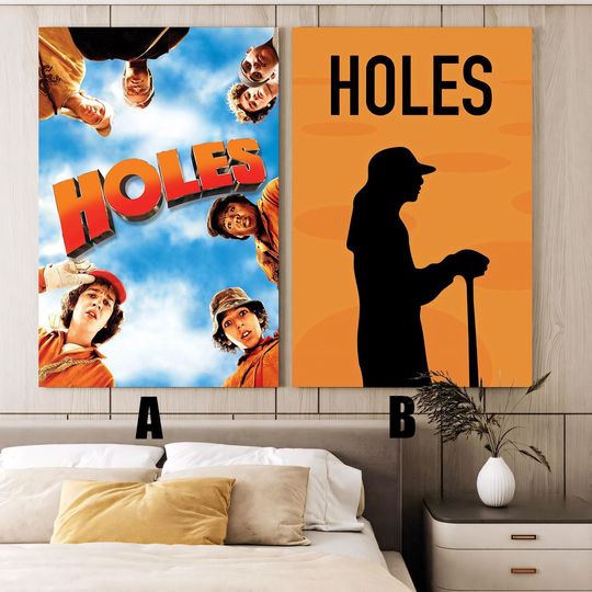 Discover Holes (2003) Movie poster,Frameless canvas posters,Vintage posters,Custom posters,Room decorations,Christmas gifts