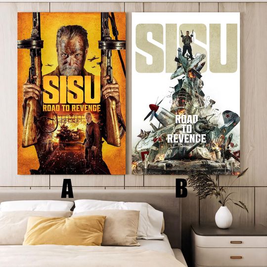 Discover Sisu Road to Revenge (2025) Movie poster,Frameless canvas posters,Vintage posters,Holiday gift,Room decorations,Christmas gifts