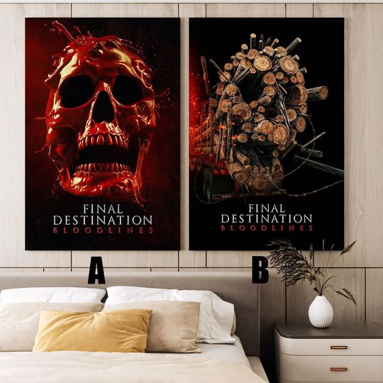 Discover Final Destination Bloodlines (2025) Movie poster,Frameless canvas posters,Vintage posters,Holiday gift,Room decorations,Christmas gifts
