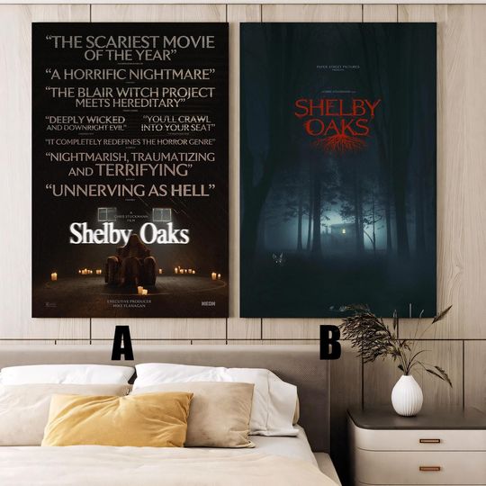Discover Shelby Oaks (2025) Movie poster,Frameless canvas posters,Vintage posters,Holiday gift,Room decorations,Christmas gifts
