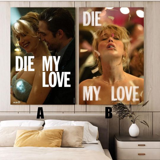 Discover Die My Love (2025) Movie poster,Frameless canvas posters,Vintage posters,Holiday gift,Room decorations,Christmas gifts
