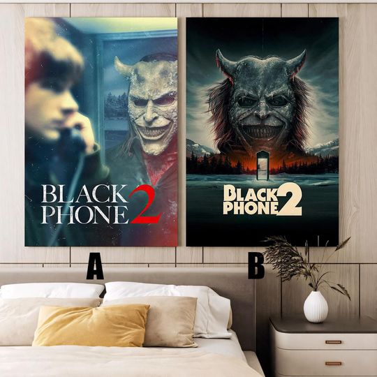 Discover Black Phone 2 (2025) Movie poster,Frameless canvas posters,Vintage posters,Custom posters, Holiday gift,Room decorations,Christmas gifts