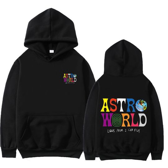 Discover ASTROWORLD Hoodies Thrills And Chills Sweatpants Men Fashion Letter Graphic Printed Sweatshirts Sportpants Women Hooded Pullover