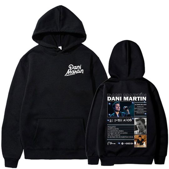 Discover Dani Martin Album Tour Merch Hoodies Men's Women Clothing Fashion Hip Hop Oversized Hooded Sweatshirt Fleece Pullover Streetwear