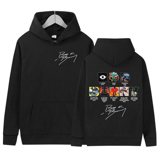 Discover Rapper DeBi TiRAR MaS FOToS DTMF Tour 2025 New Album Hoody Bad Bunny Mens Vintage Sweatshirt Casual Oversized Hoodies Streetwear