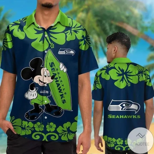 Discover Seattle Football Seahawkss Team Hawaiian Shirt