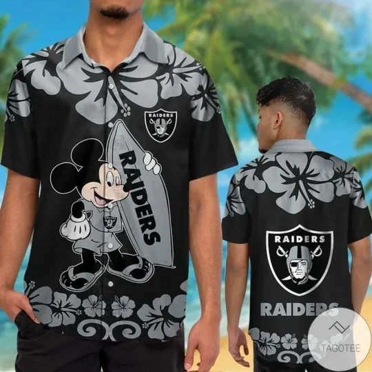 Discover Las Vegas Football Raiderss Team Hawaiian Shirt