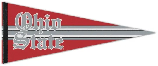 Discover Ohio State Buckeyes Script-Ohio NCAA Pennant
