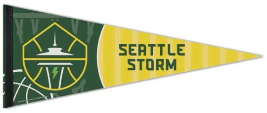 Discover Seattle Storm WNBA Basketball Pennant
