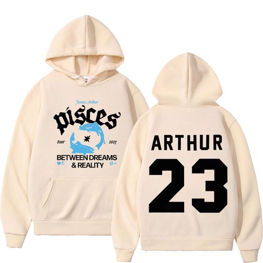 James Arthur The Pisces World Tour Hoodie Men Women Fashion Gothic Punk Sweatshirt Long-sleeved Harajuku Fashion Loose Tracksuit