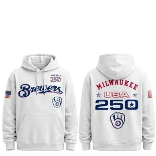 Discover 2026 Brewerss Celebration USA 250 Anniversary Hoodie