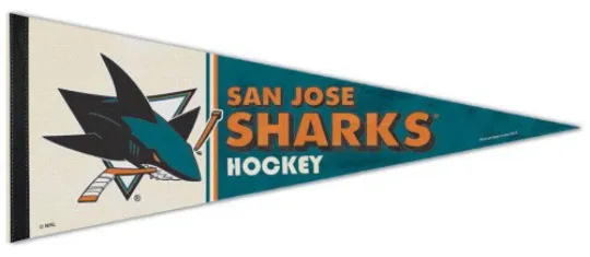 San Jose Sharks NHL Vintage Hockey Style Pennant