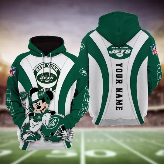 Discover New York Football Team Jetss And Mickey Mouse Disney Hoodie