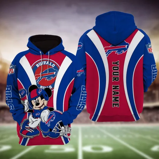 Discover Buffalo Football Team Billss And Mickey Mouse Disney Hoodie