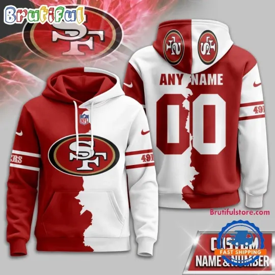 Discover San Francisco Football Team 49ersss Victory Split Limited Hoodie Shirt