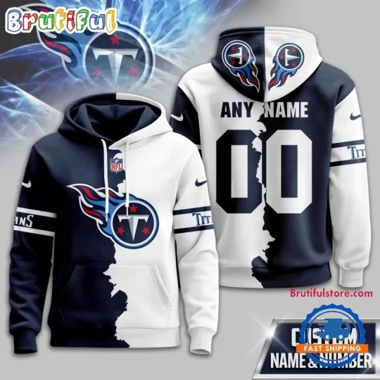 Discover Tennessee Football Team Titanss Victory Split Limited Hoodie Shirt