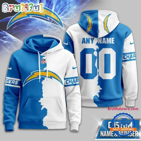 Discover Los Angeles Football Team Chargerss Victory Split Limited Hoodie Shirt