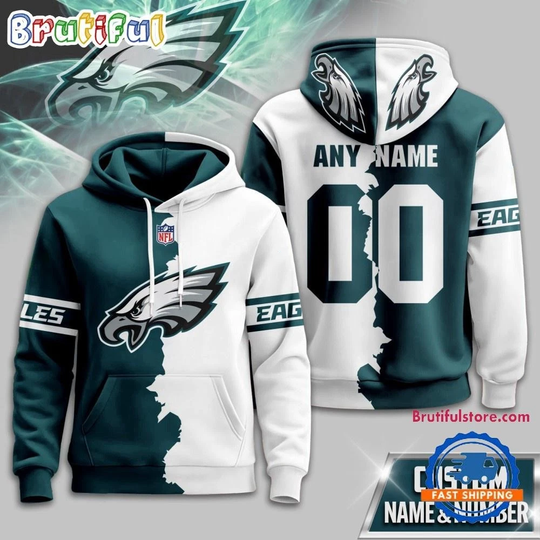 Philadelphia Football Team Eagless Victory Split Limited Hoodie Shirt