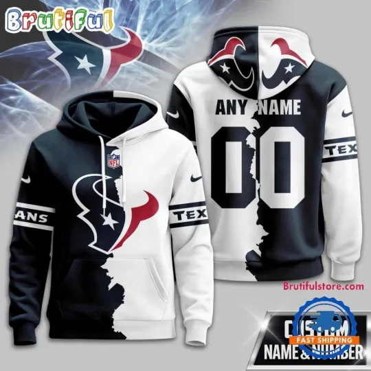 Discover Houston Football Team Texanss Victory Split Limited Hoodie Shirt