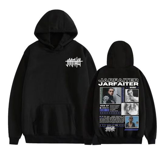 Discover Rapper Jarfaiter Album Tour 2025 Cover Hoodie Men Women Harajuku Fashion Hip Hop Pop Music Sweatshirts Bodywarmer Fleece Hoodies