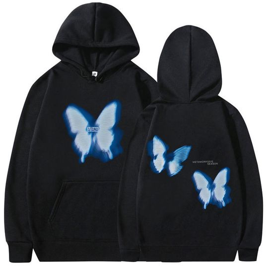 Discover Aitana Metamorfosis Album Tour 2025 Merch Hoodies Unisex Clothing Hip Hop Oversized Sweatshirt Fashion High Quality Fleece Hoody