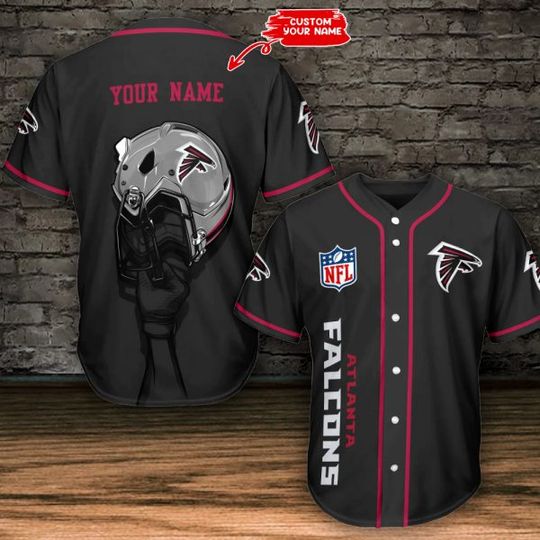 Discover Atlanta Falcons Personalized Baseball Jersey