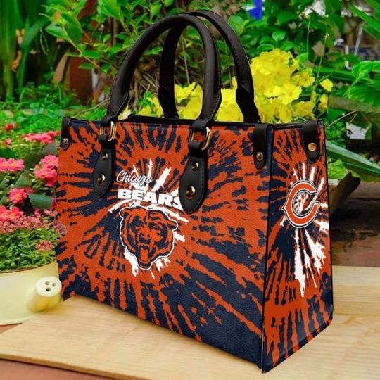 Chicago Bears Leather Hand Bag