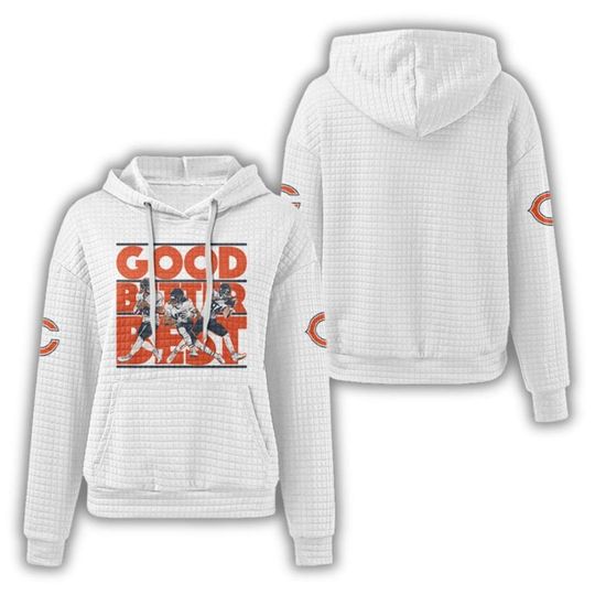 Bears Good Better Best Waffle Hoodie