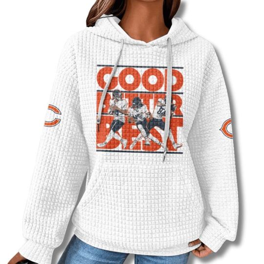 Bears Good Better Best Waffle Hoodie