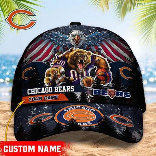 Discover Chicago Bears Personalized Classic Cap