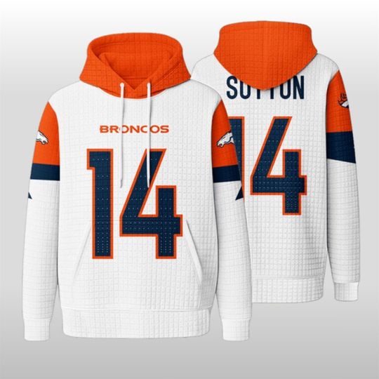 Denver Broncos 14 Waffle Hoodie