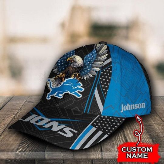 Personalized Detroit Lions Classic Cap