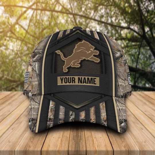 Personalized Detroit Lions Classic Cap