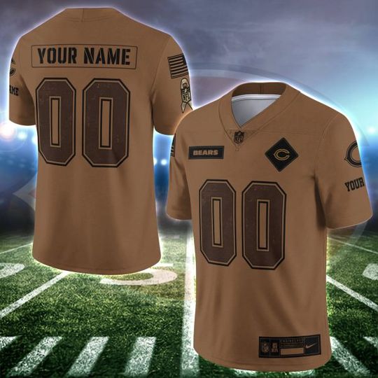 Discover Chicago Bears Personalized V-neck Football Jersey Sport Gifts For Fan