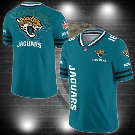 Discover Jacksonville Jaguars Personalized V-neck Football Jersey Sport Gifts For Fan