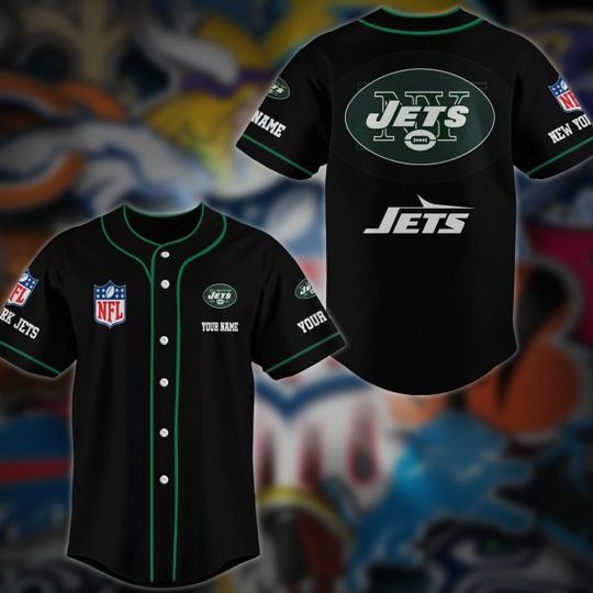 Discover New York Jets Personalized Baseball Jersey