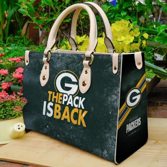 Green Bay Packers Leather Hand Bag