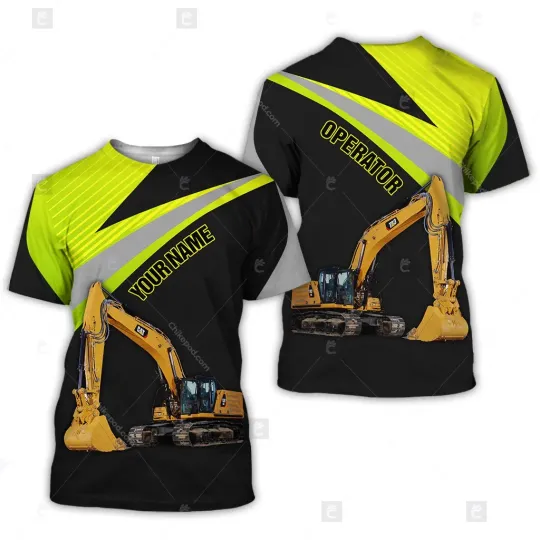 Discover Heavy Equipment Operators 3D Shirt