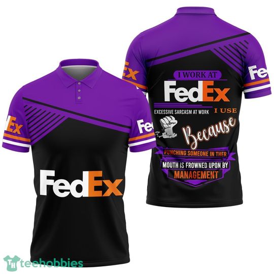 I Work At FedEx Express Polo Shirt
