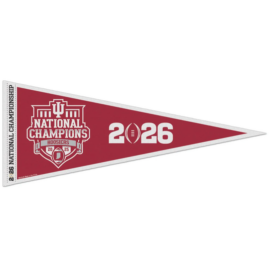 Discover 2025 NCAA College National Champions Indiana Hoosiers Classic Pennant