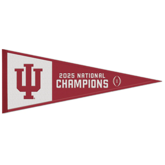 Discover 2025 NCAA College National Champions Indiana Hoosiers Wool Pennant