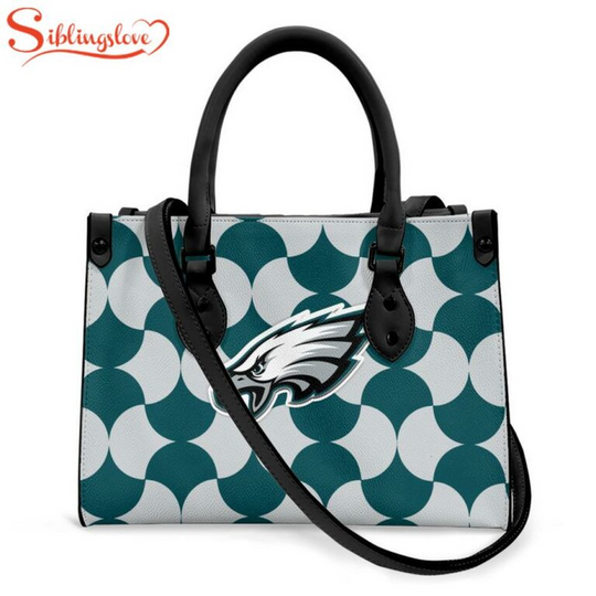 Philadelphia Eagles India Mahdavi’s Bold Bisazza Pattern Leather Handbag