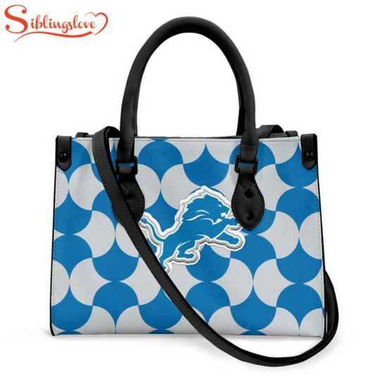 Detroit Lions India Mahdavi’s Bold Bisazza Pattern Leather Handbag