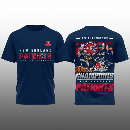NE Patriots 2026 AFC Championship Champions Shirt