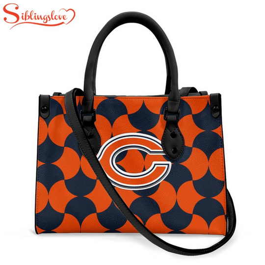 Chicago Bears India Mahdavi’s Bold Bisazza Pattern Leather Handbag