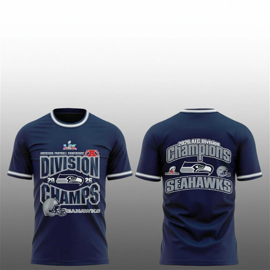 Discover Seahawks 2026 AFC Division Champions Shirt
