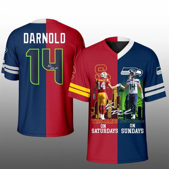 Darnold Trojans On Saturday Seahawks On Sundays Jersey