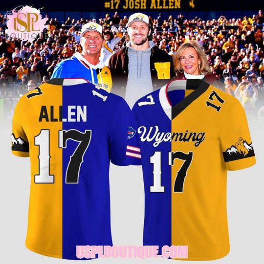 Josh Allen x Buffalo Billss & Wyoming Cowboyss 2025 Jersey