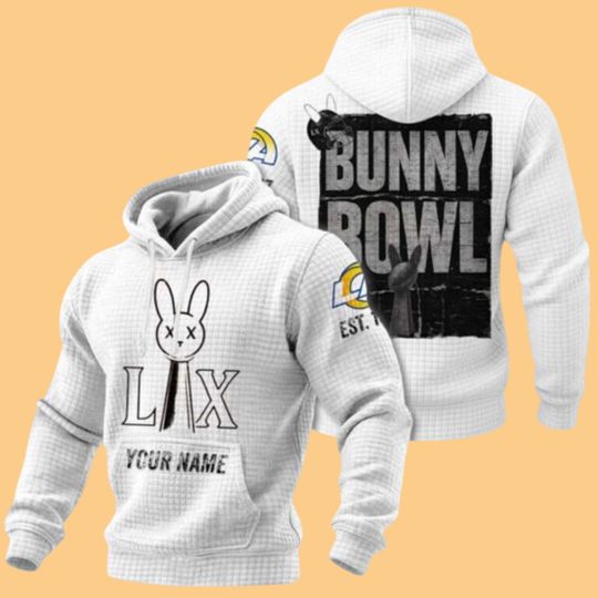 LA Rams Bad Bunny Bowl LX Waffle 2026 Hoodie