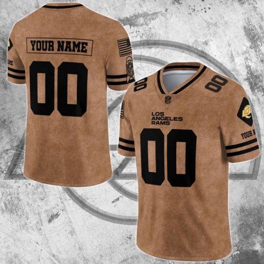 Discover Los Angeles Rams Personalized V-neck Football Jersey Sport Gifts For Fan